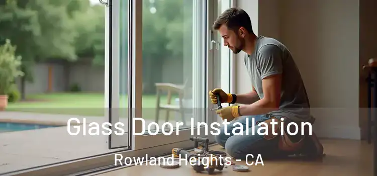 Glass Door Installation Rowland Heights - CA